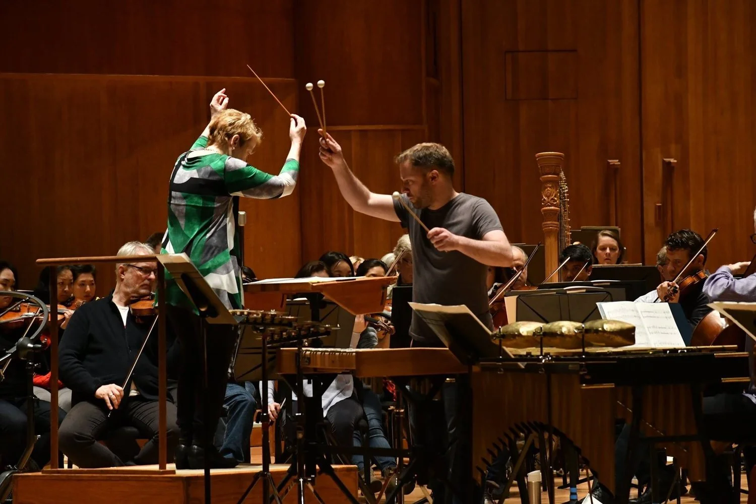 Performance of Grime's Percussion Concerto for Scandinavian Premiere
