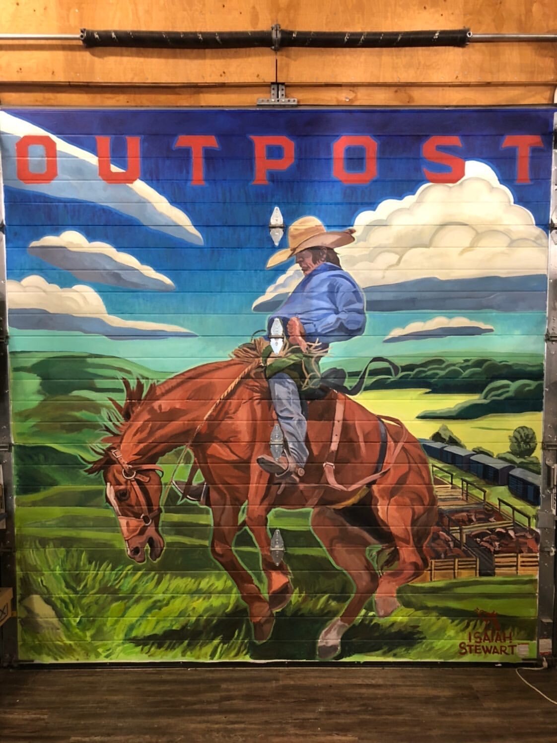 Outpost Western Store mural