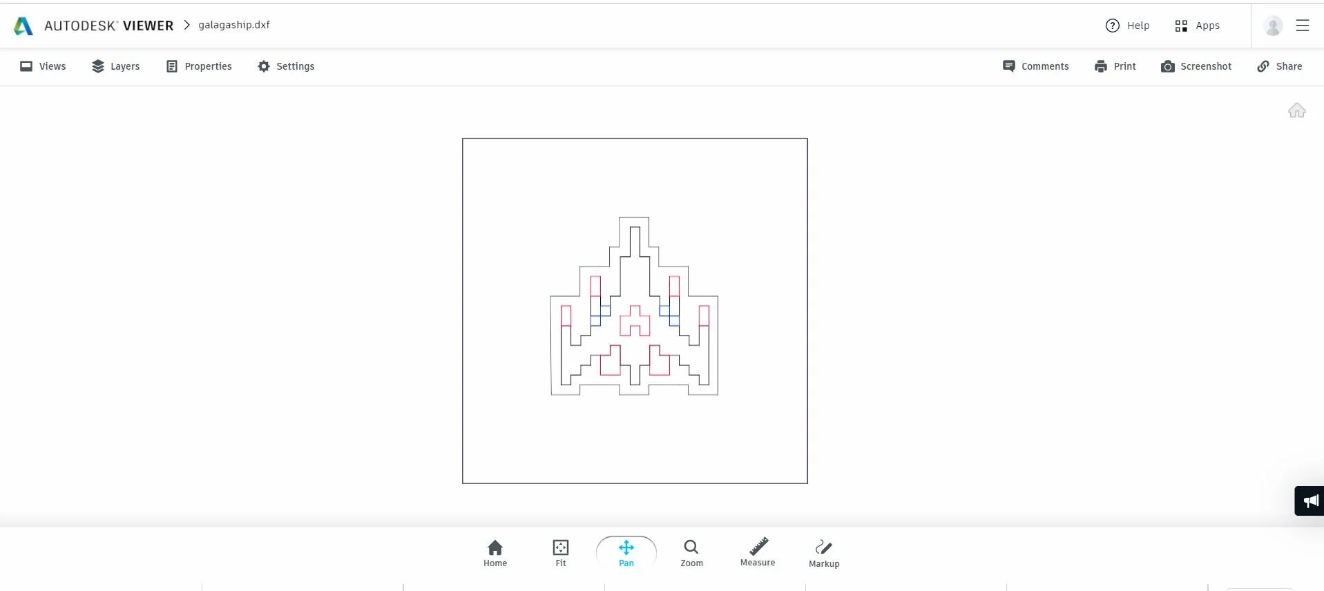 Galaga Skateboard Stencil