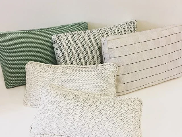 Sneak Peek Take II #boywonderdesign #throwpillows #collection #sneakpeek #springseries #greenandwhite #gardenparty #gardenchic #outdoorliving #exteriordesign #decor #accessories #designer #bespoke #greenwichct