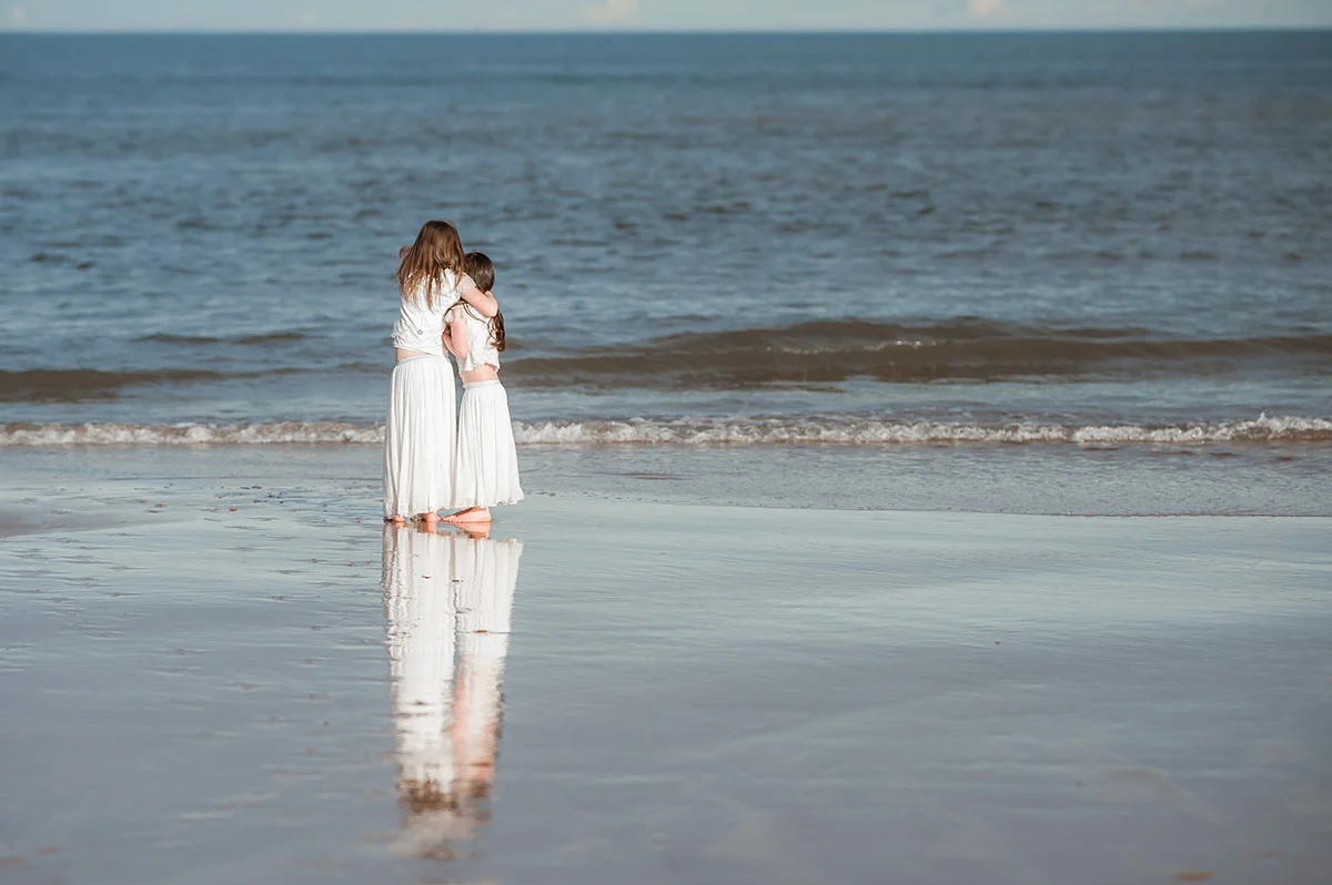 Sisters looking out to sea in Dundee.jpg