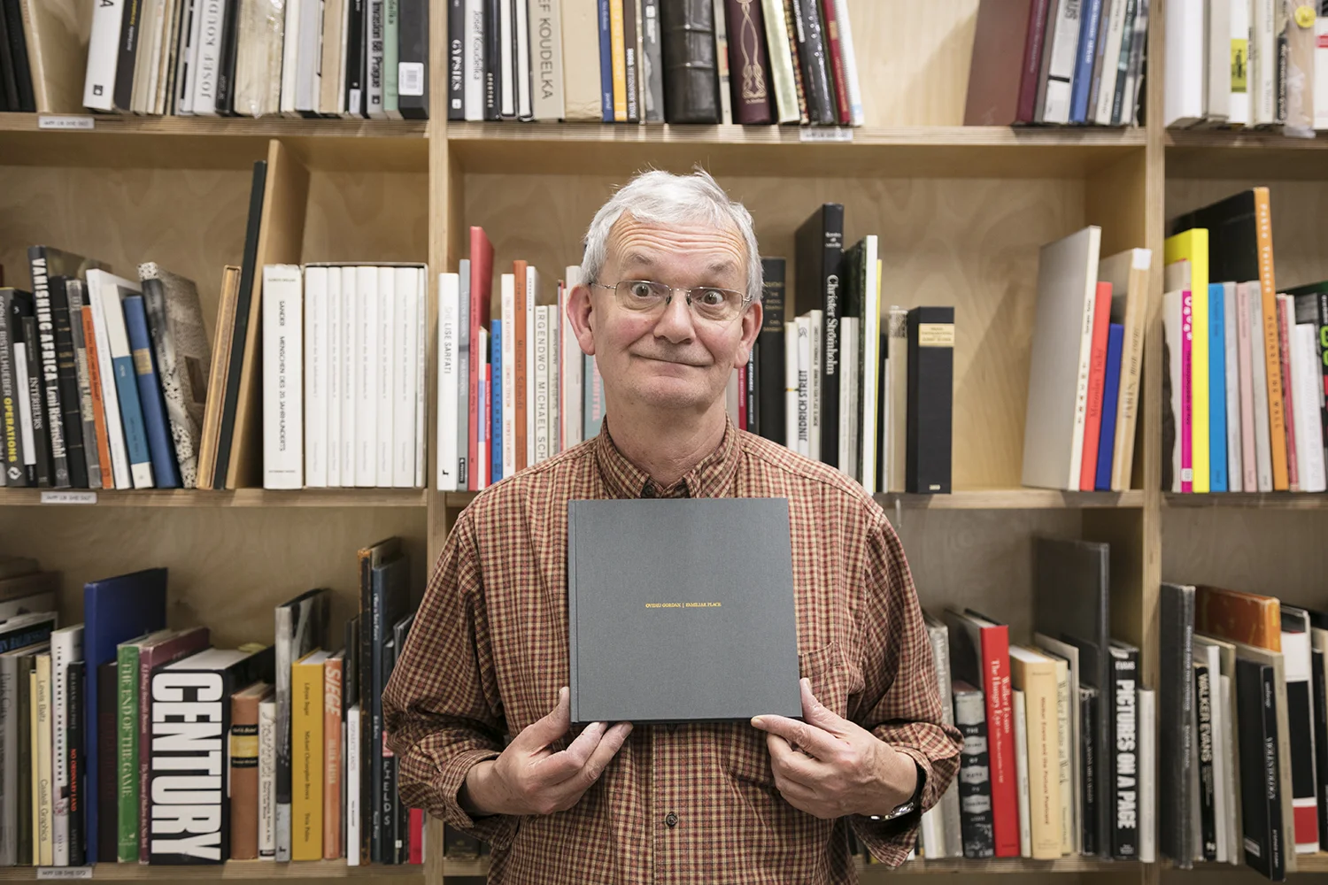 Martin Parr With Photobook Familiar Place of artist Ovidiu Gordan.jpg