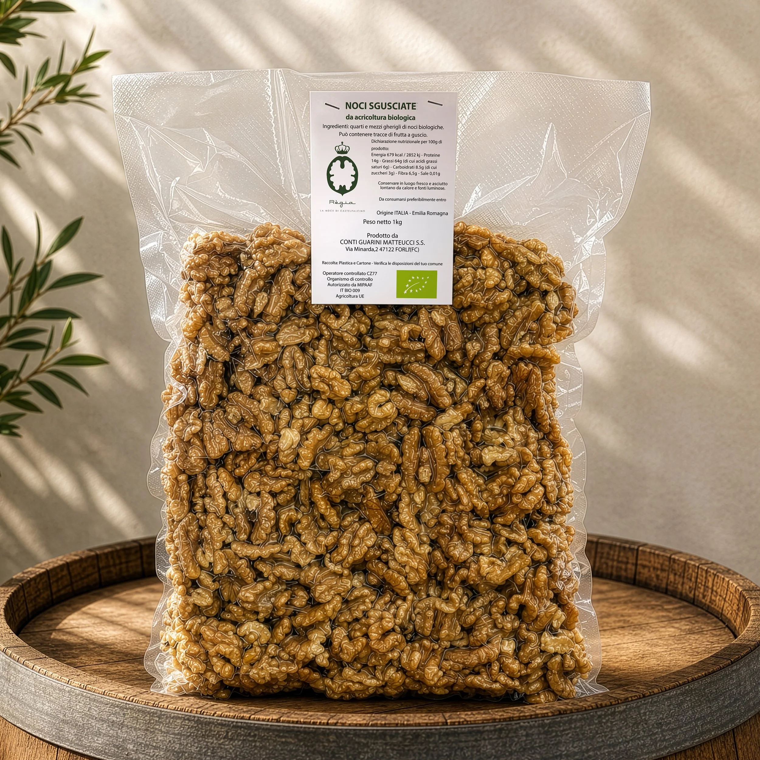 Regia Noci Biologiche Sgusciate 1 kg