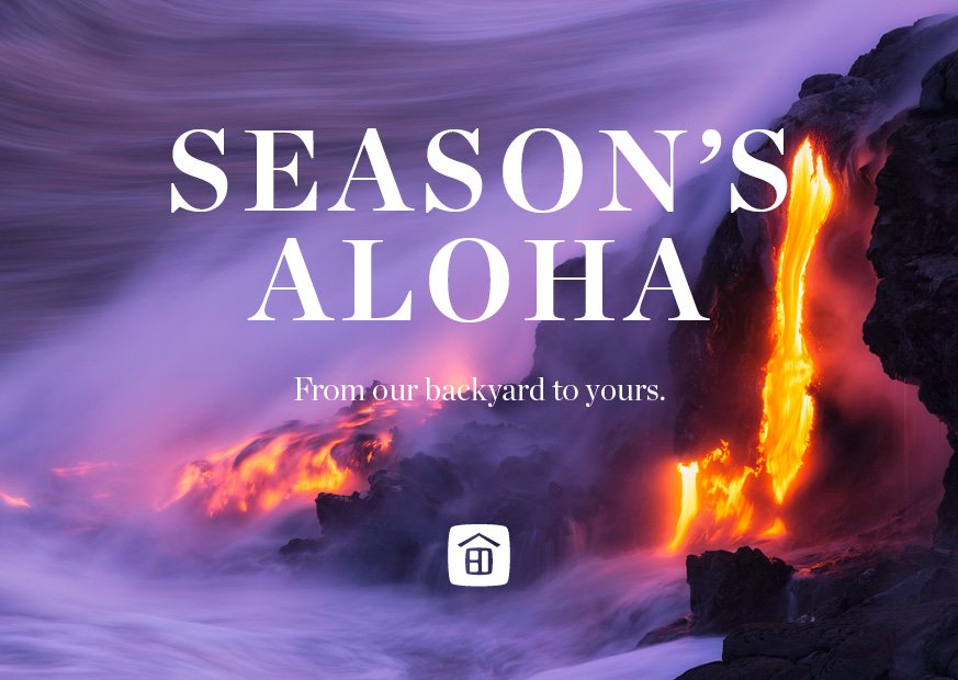 Season's Aloha - Volcano