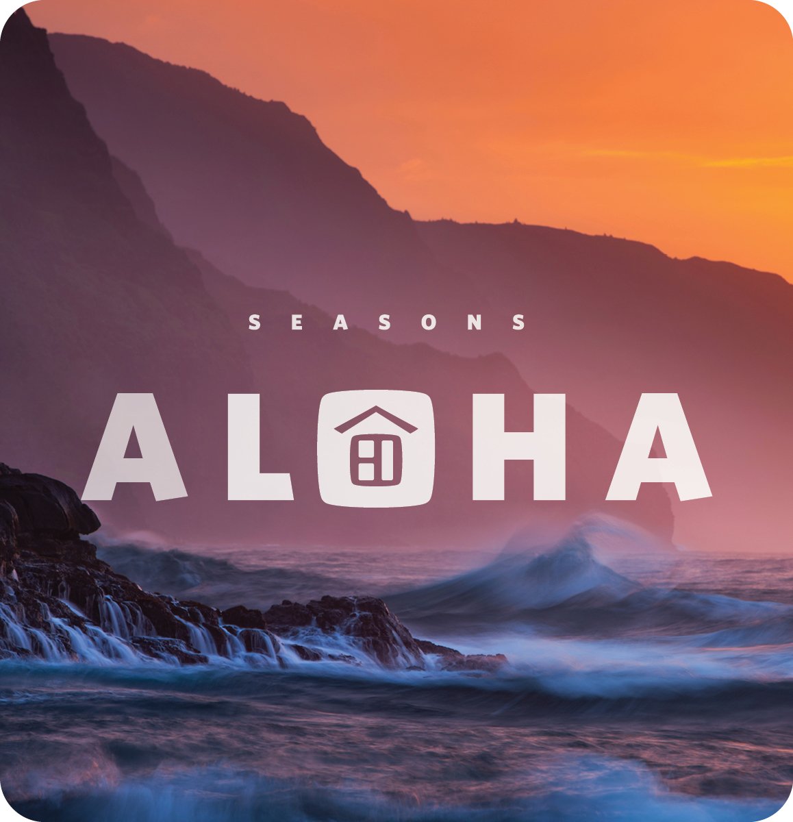 Aloha Logo - Sunset