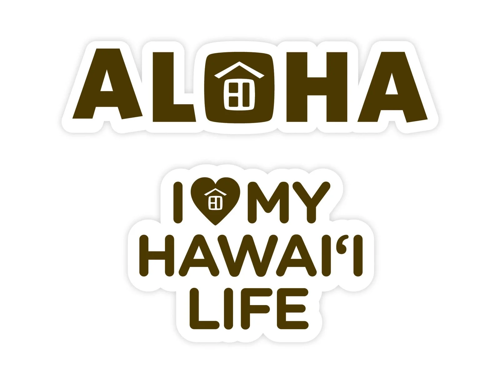 Hawaii Life Stickers