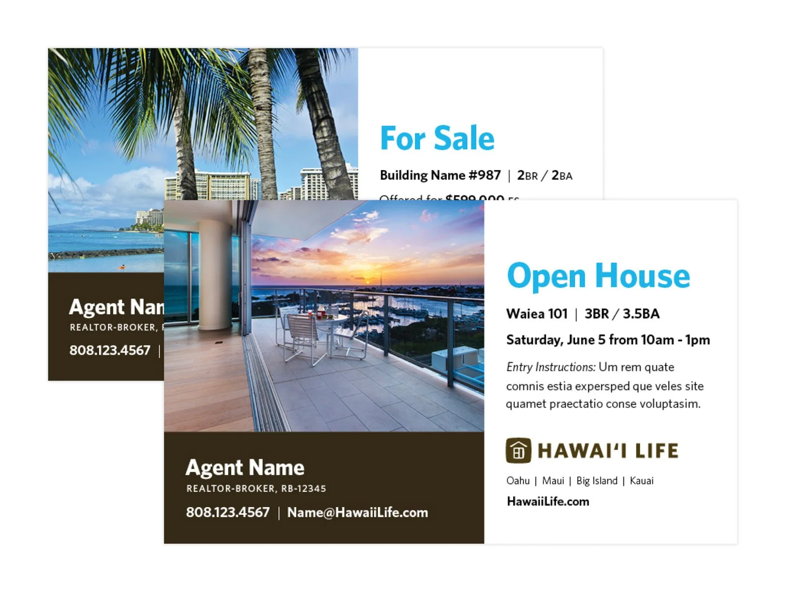 Open House Index Cards