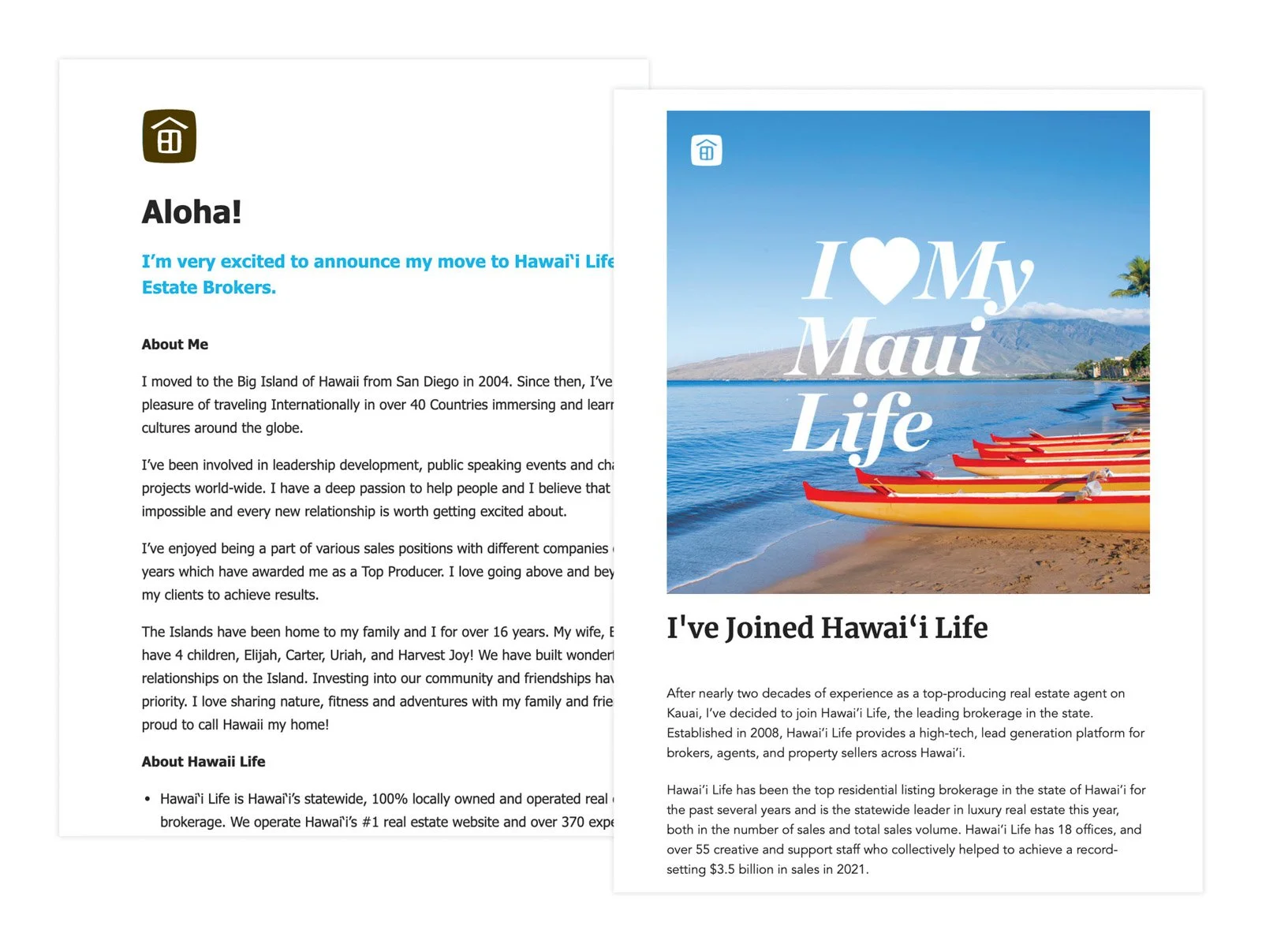 Welcome Announcement Emailer