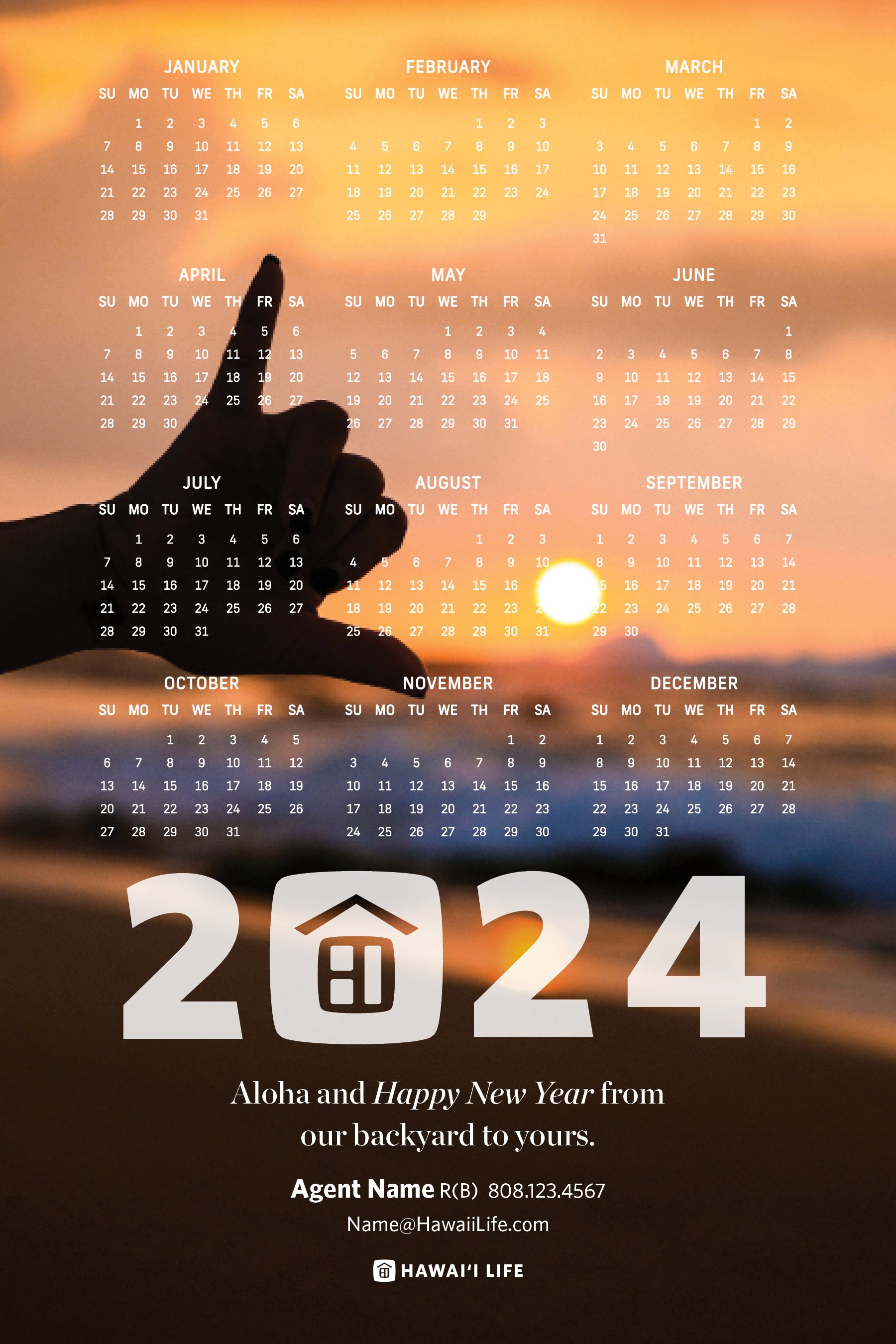 2024 Logo Calendar - Shaka