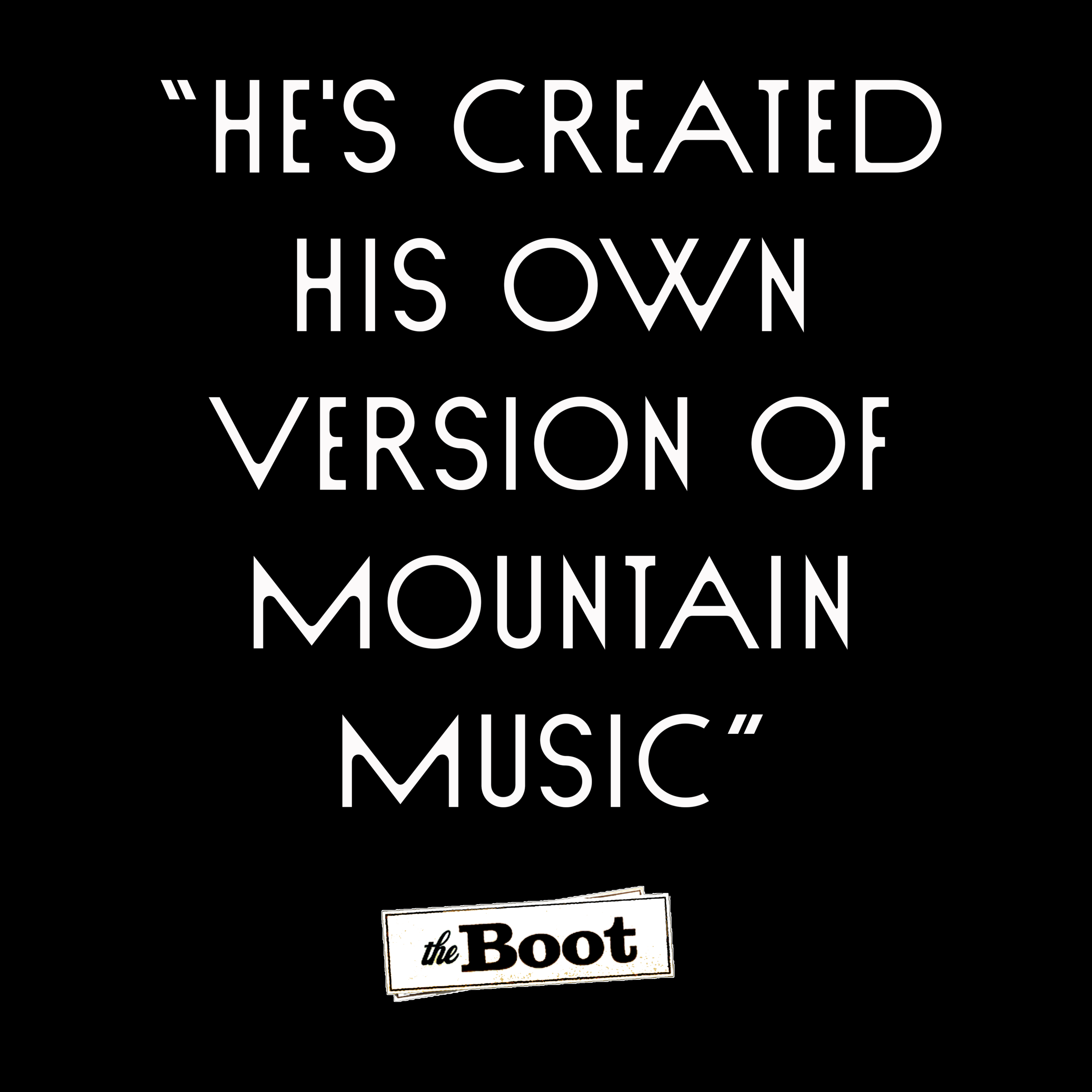 Huge Thanks to The Boot!