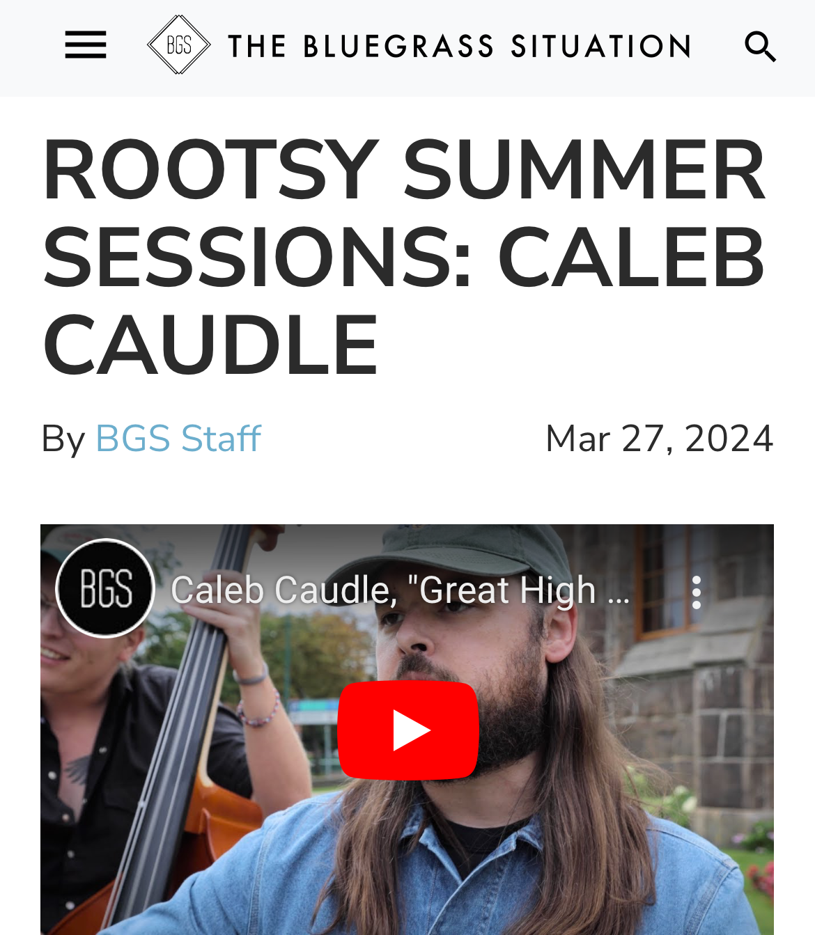 The Bluegrass Situation Rootsy Summer Session