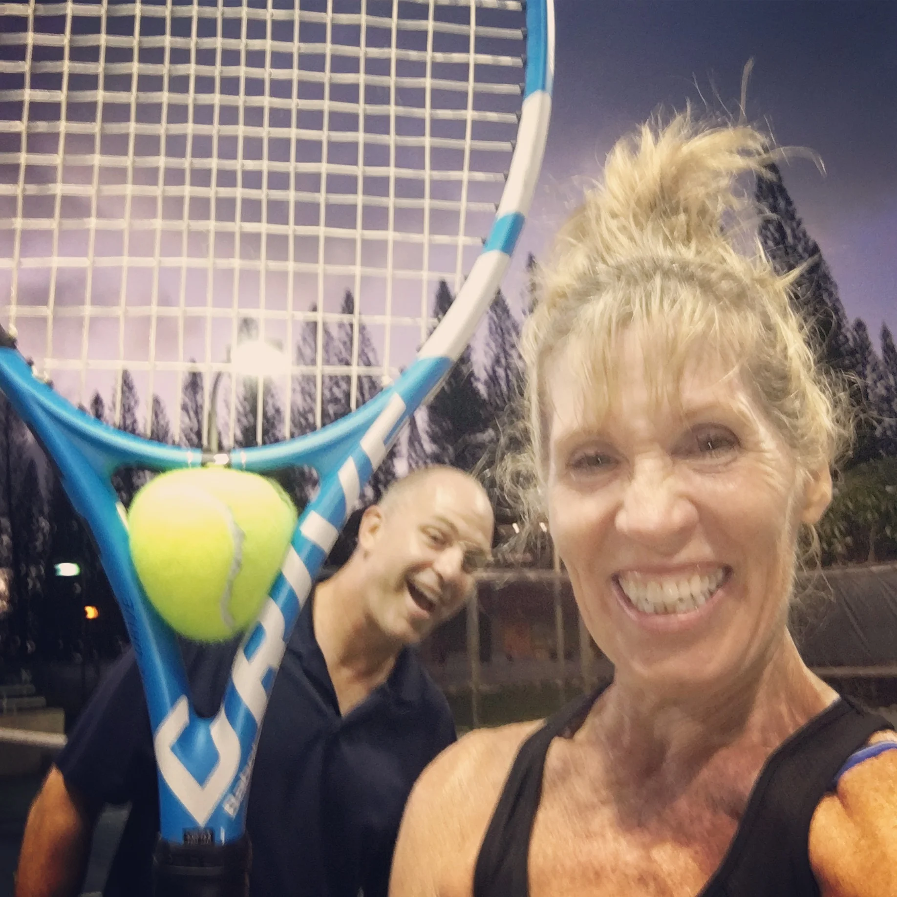  Even on our tennis courts, you can get a hole in one! 😄  #kapaluatennis   #kapaluagolf   #overheadfun  