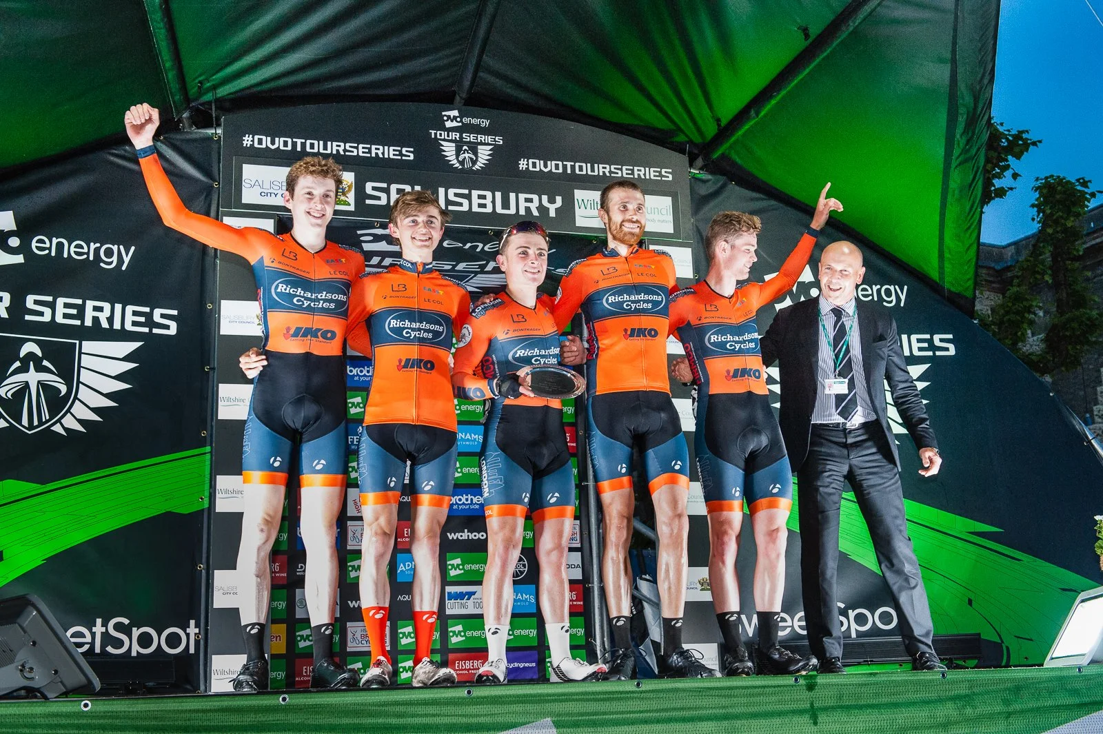 Richardsons-Trek RT at the Tour Series. Photo: Allan Stone