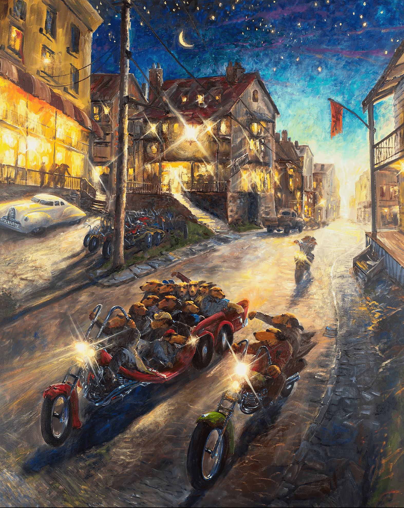 'Tumbleton Ave' Large Giclee Artwork - Limited Edition