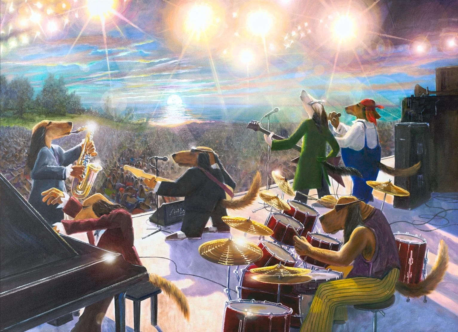 'Mid Summer Madness' Small Giclee Artwork - Limited Edition