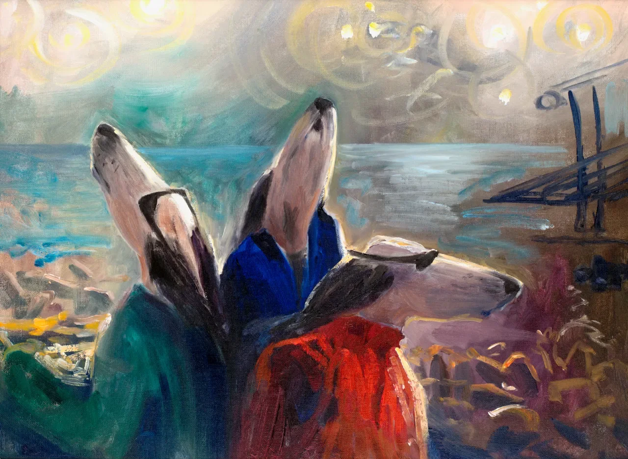 Complete-Series-One-Large-Giclee-Artwork-Collection-(8-Pieces)-Acapella-Hounds.webp