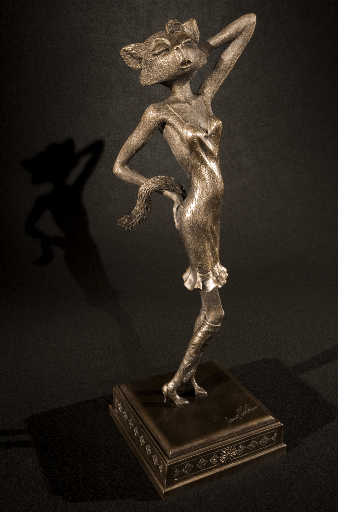 'Celia Creme' Standard Bronze Character Sculpture - Limited Edition
