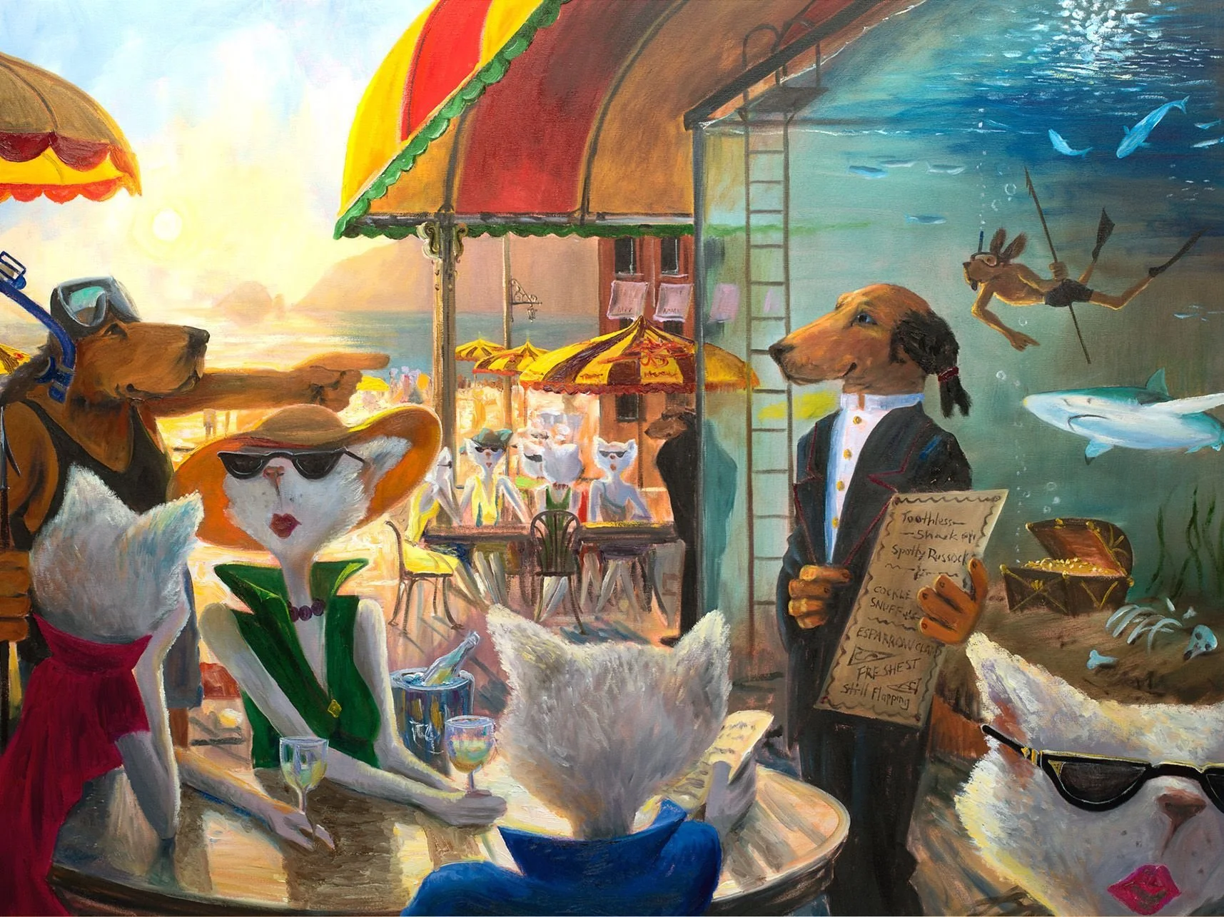 'Fish Choice' Large Giclee Artwork - Limited Edition