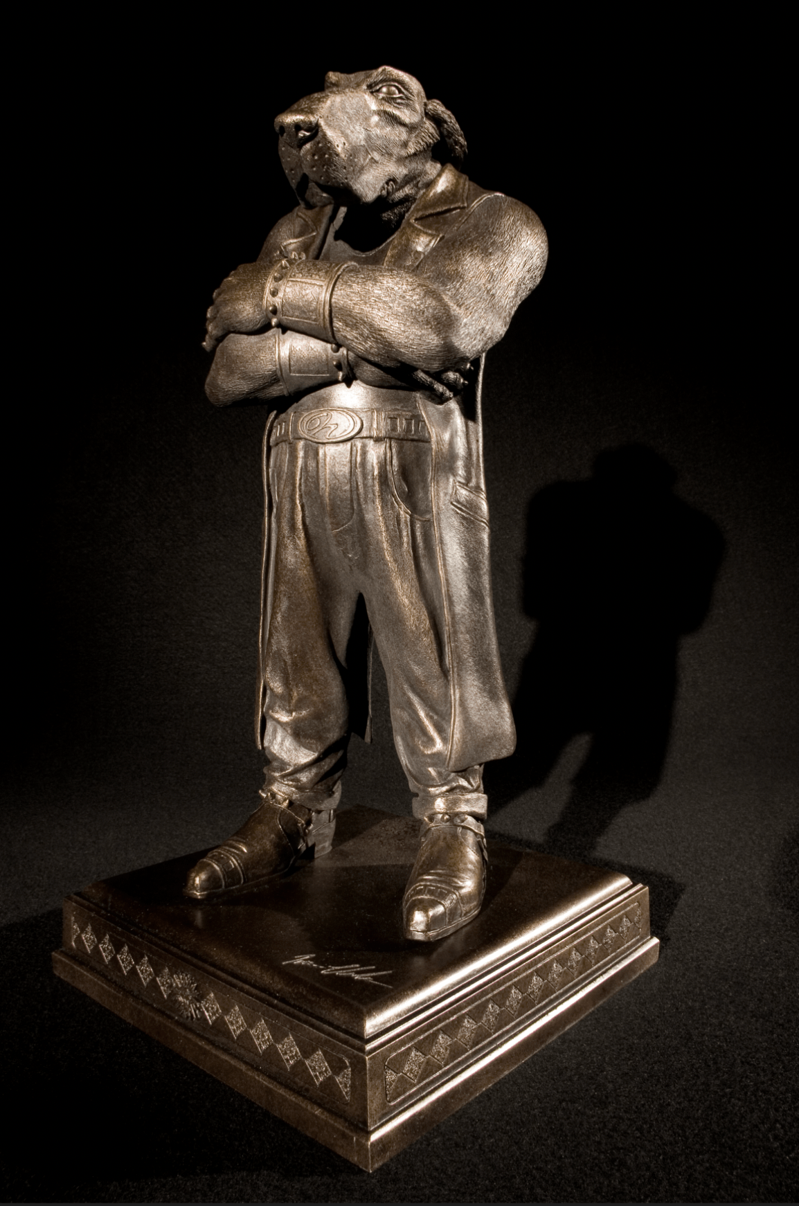 'Bronson Bostony' Standard Bronze Character Sculpture - Limited Edition