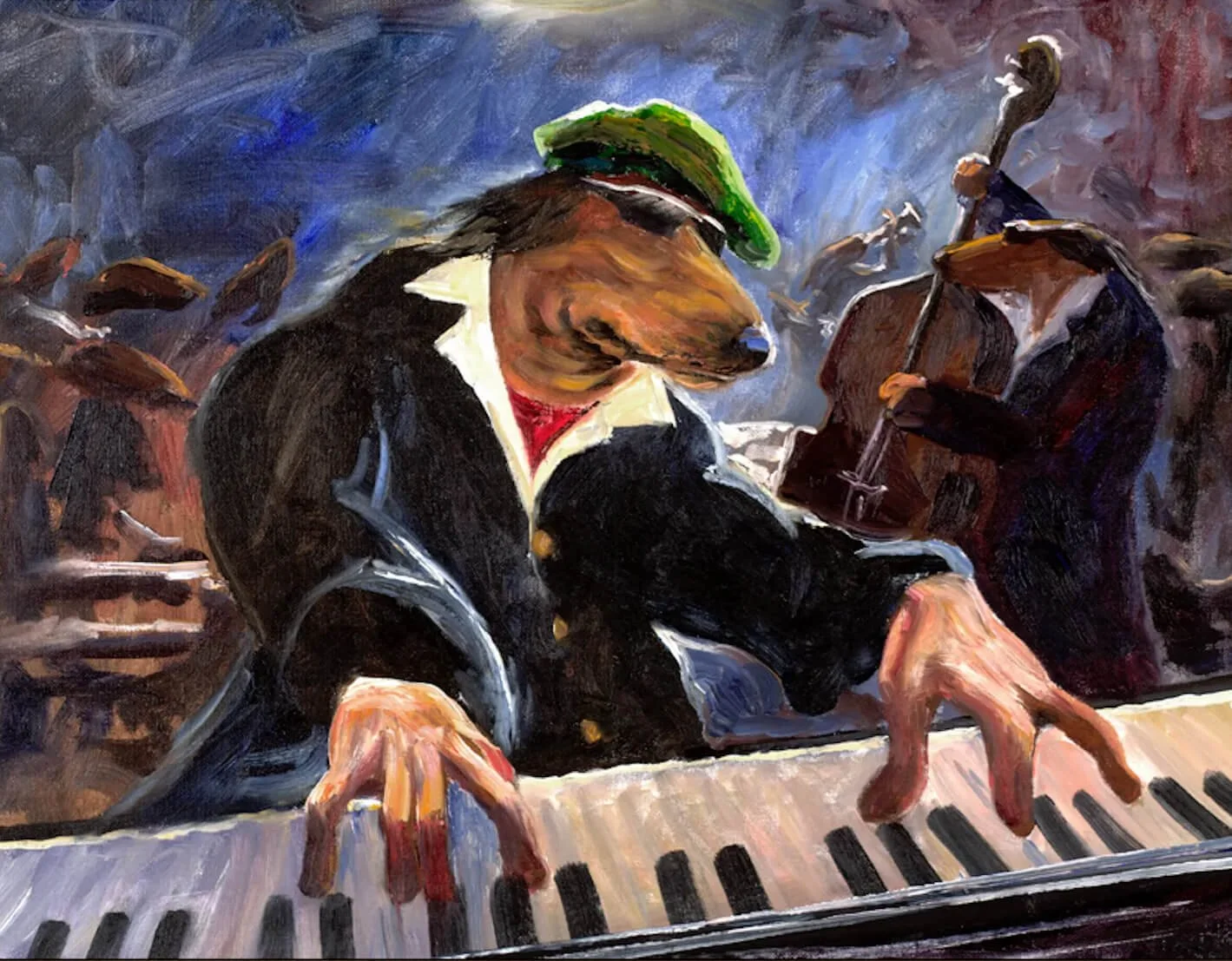 Complete-Series-One-Small-Giclee-Artwork-Collection-(8-Pieces)-Club-Hounds.jpg