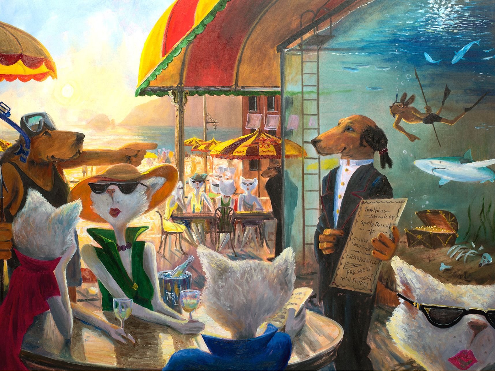 'Fish Choice' Small Giclee Artwork - Limited Edition
