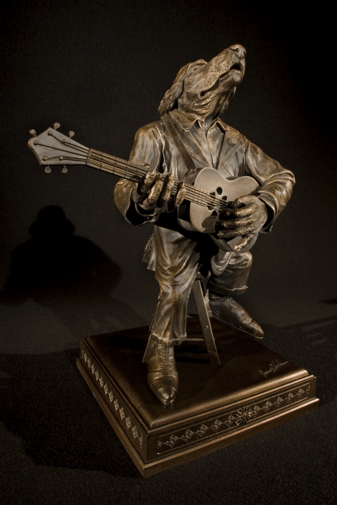 Set of Four Standard Bronze Character Sculptures Artists Proof - Rolph Flannegan.png