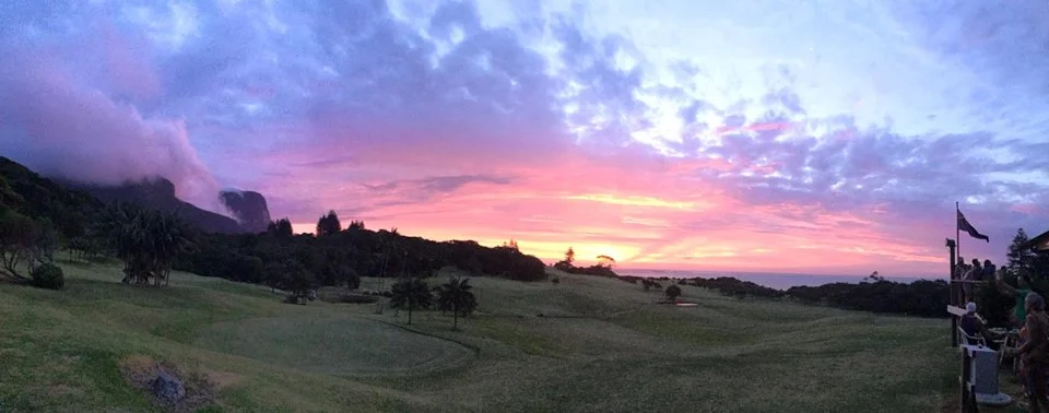 Beautiful backdrop from the Club House Verandah!