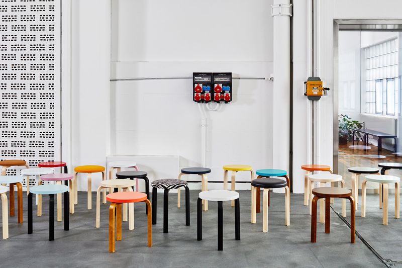 scandinavian design stools