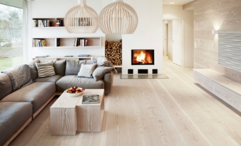 scandinavian design open living room
