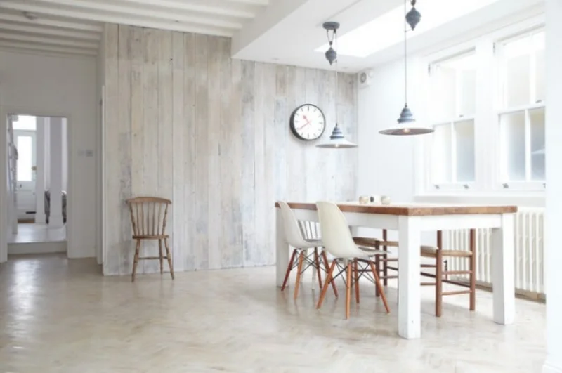 scandinavian design open dining room