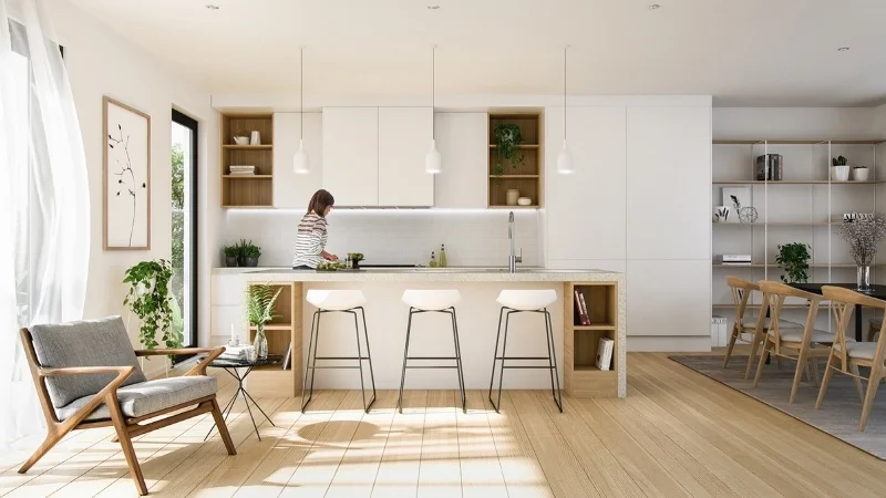 scandinavian design kitchen