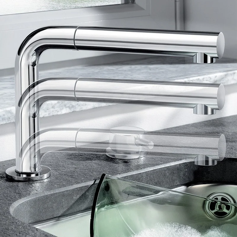the blanco periscope-sf-ii, a retractable faucet with a pull-out sprayer. anything else?