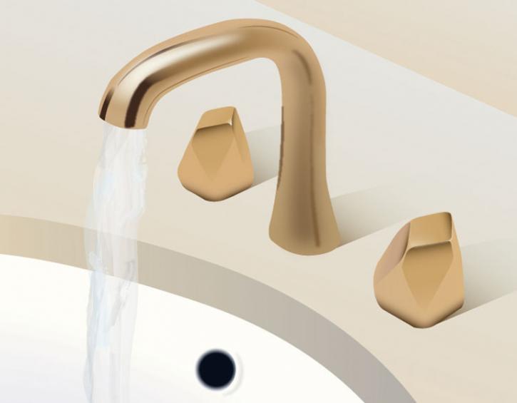 waterworks isla matte gold 8" widespread geode handles faucet - the ultimate guide to luxury plumbing by the delight of design