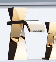 treemme single hole contemporary twisted lav faucet in polished gold with remote valve - the ultimate guide to luxury plumbing by the delight of design