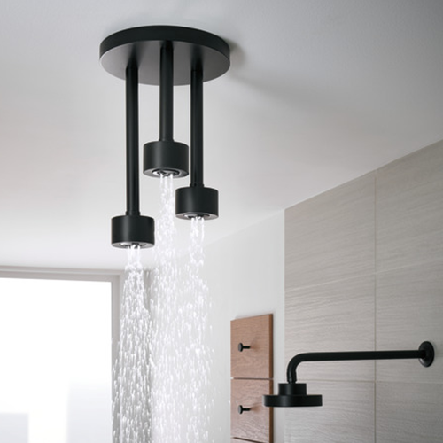 brizo contemporary raincan in black - the ultimate guide to luxury plumbing by the delight of design