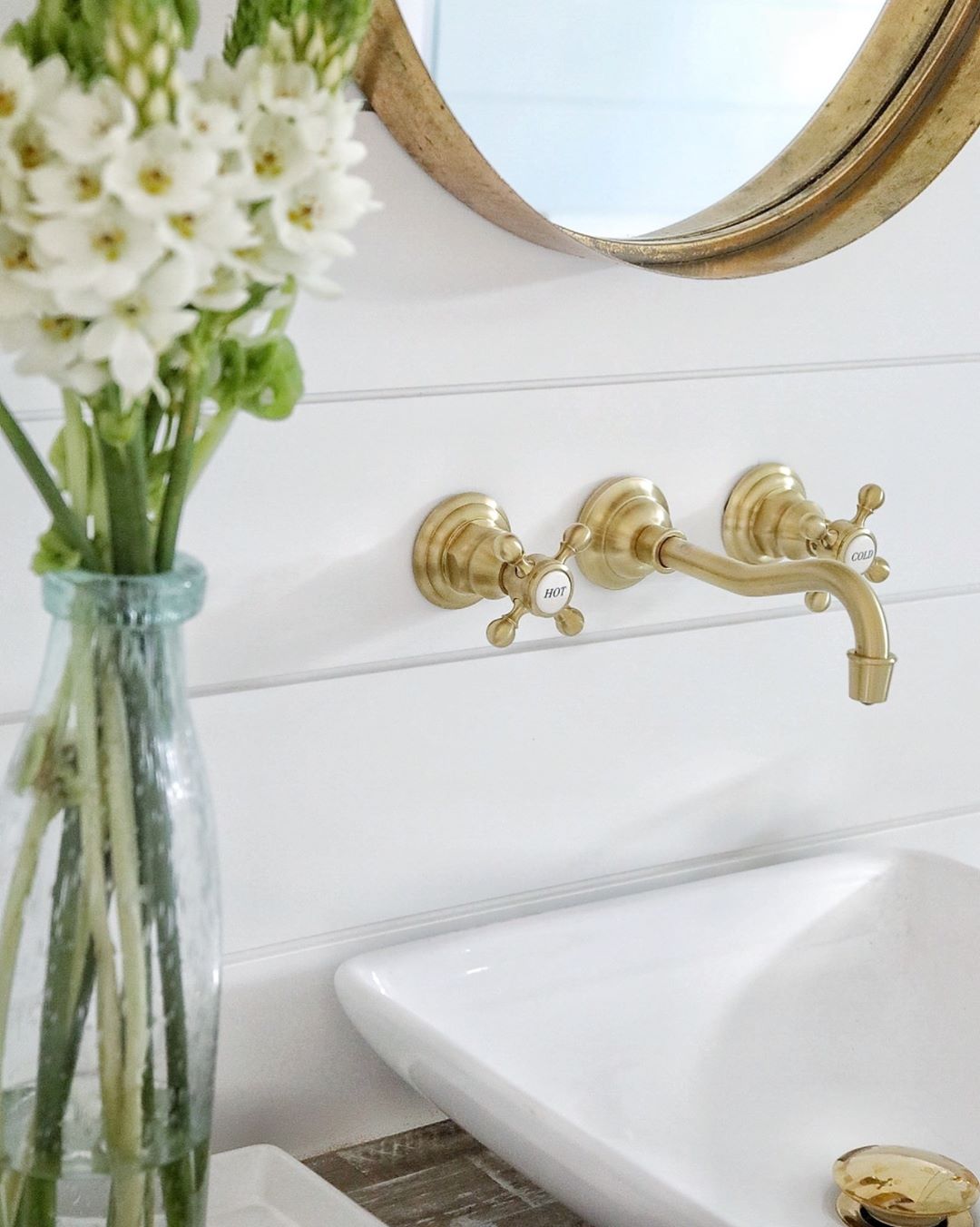 newport brass traditional wall mount widespread lav faucet with cross handles and gooseneck spout in brushed gold - the ultimate guide to luxury plumbing by the delight of design