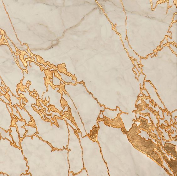 stone veins filled with gilded grout