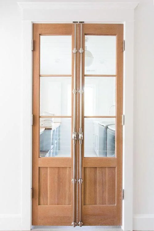 light maple cremone bolt french doors