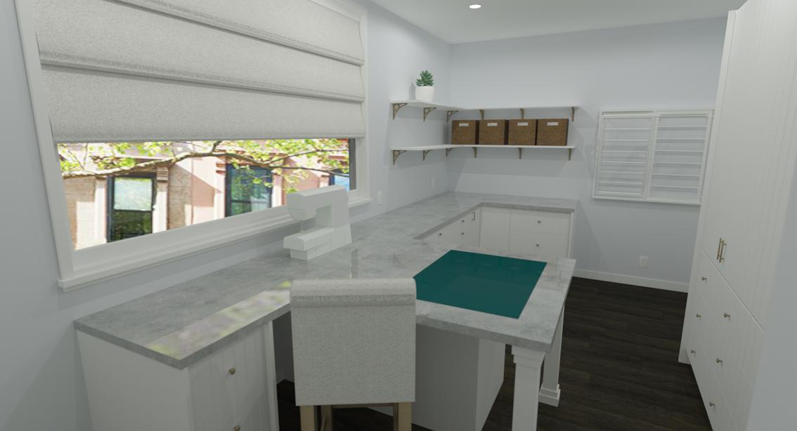 craft studio render custom ikea cabinetry concept