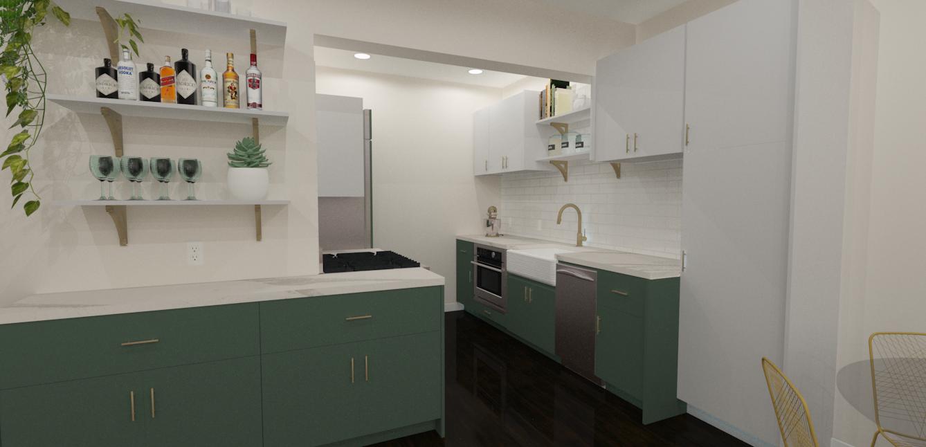 small city kitchen design concept custom ikea cabinets
