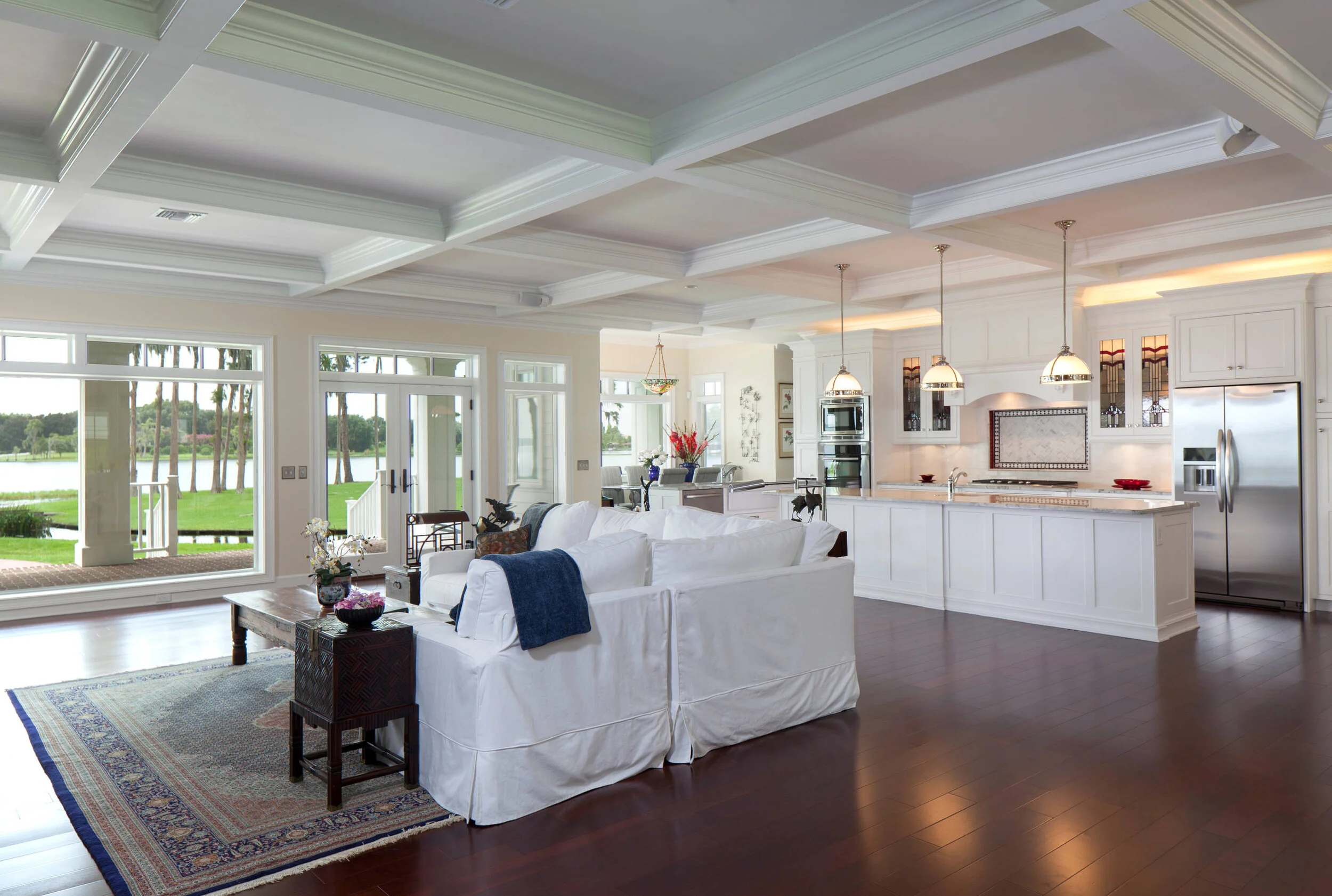 open concept feng shui home unlacquered brass