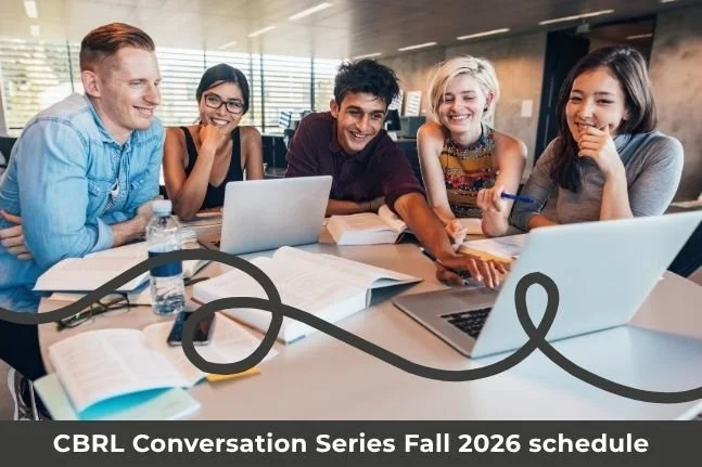 CBRL Conversation Series Fall 2026 schedule 