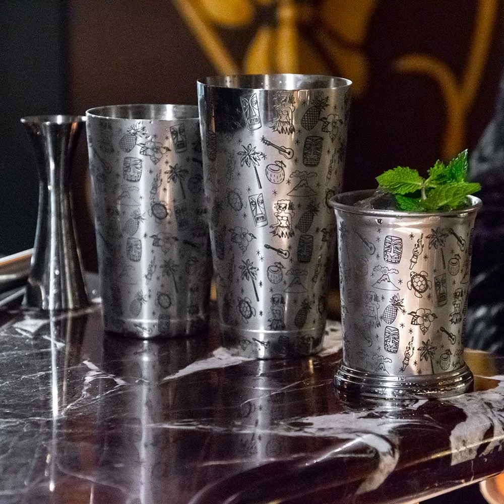 Julep cup pictured with items not included