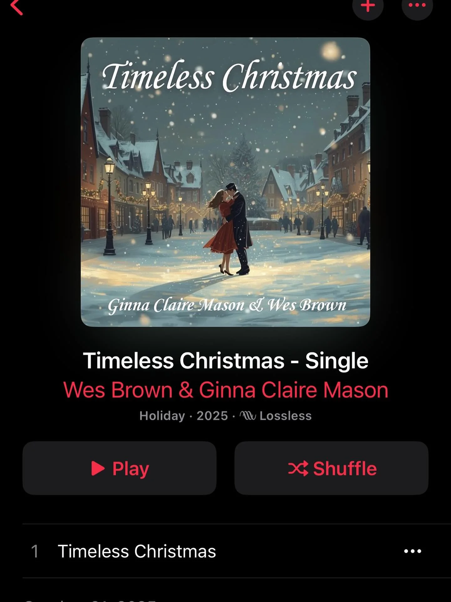 ✨TIMELESS CHRISTMAS✨ 
Ginna Claire Mason &amp; Wes Brown

Written by : Donna Stuart &amp; Nathan Nockels

Thank you Jesus for this SUPER FUN opportunity to write for Your glory. When I write I feel Your pleasure! And creating with friends is one of m