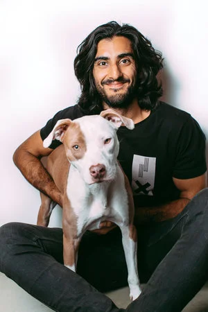 Harj and Dallas strike a pose.