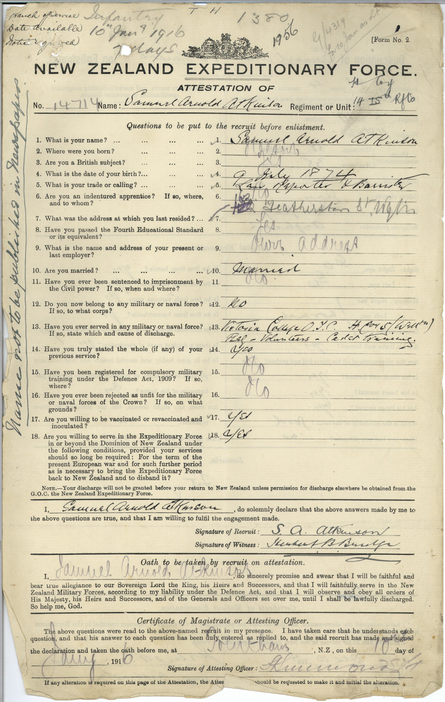 Atkinson SA Attestation