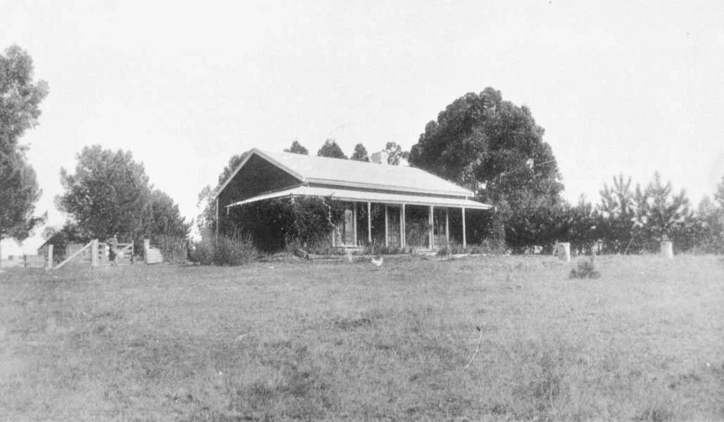 The McKee home at Tasman