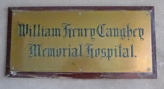 WH Caughey Memorial Plaque