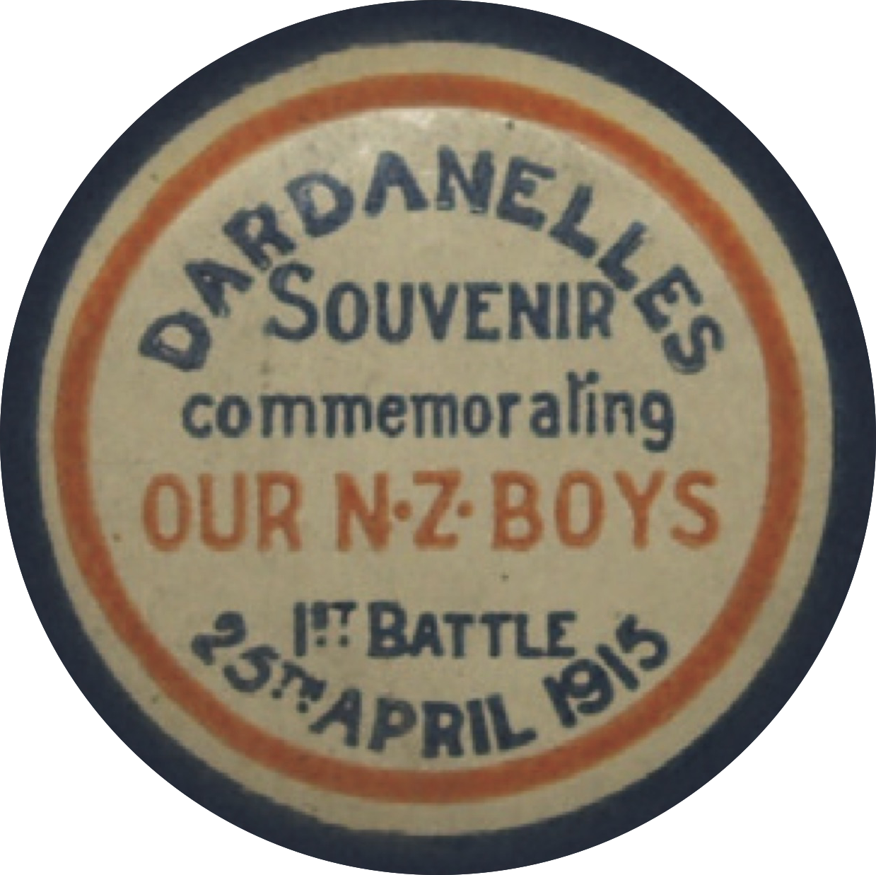 A Dardanelles' Souvenir Badge