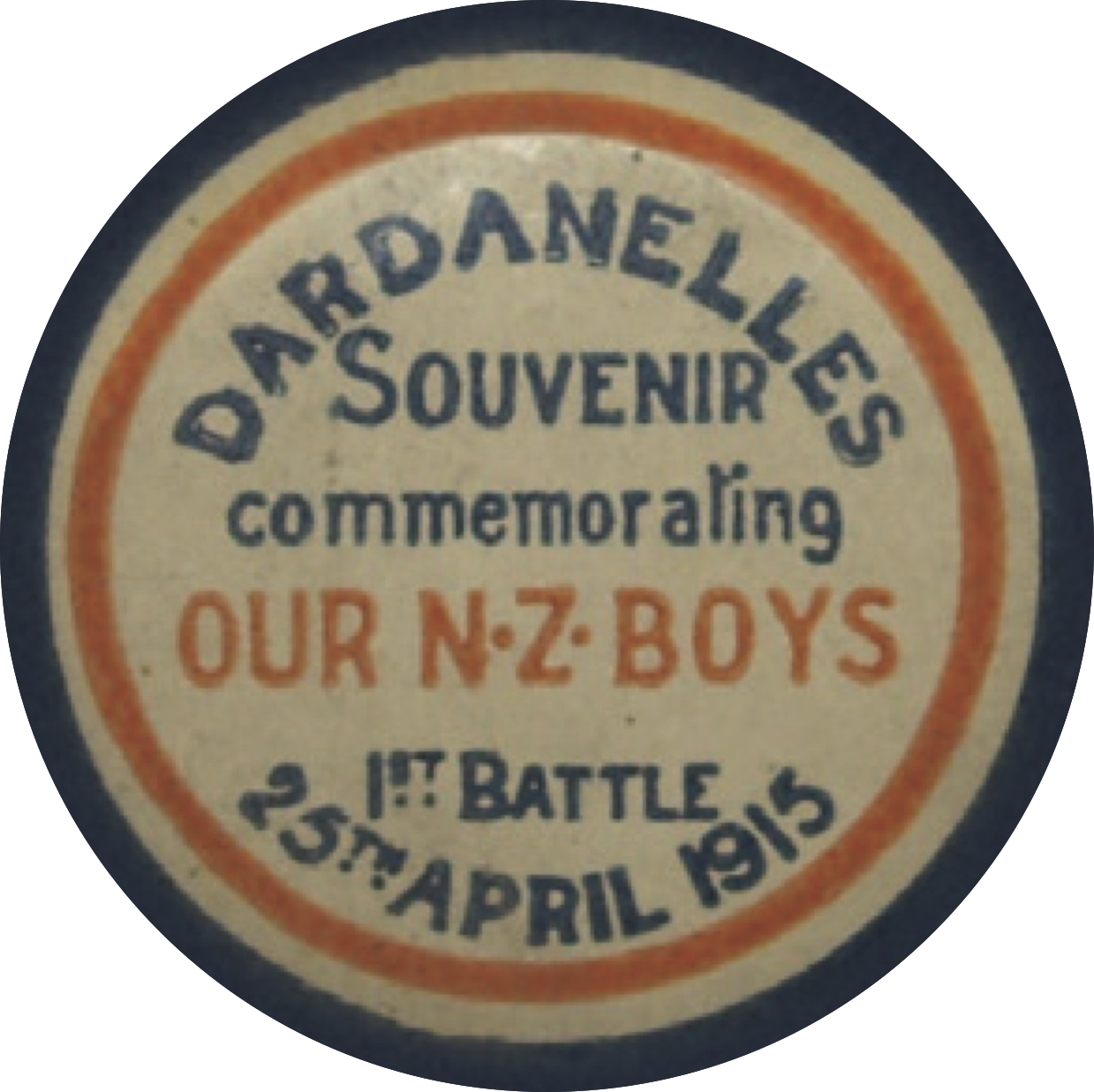 A Dardanelles' Souvenir Badge